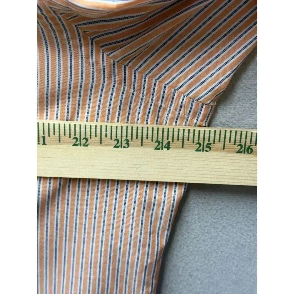 Polo By Ralph Lauren Philip Men's Sz 16.5-34 Cotton Striped Button‎ Up Shirt